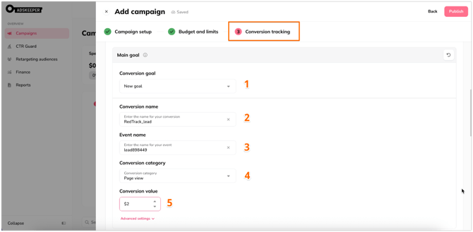 3.RedTrack