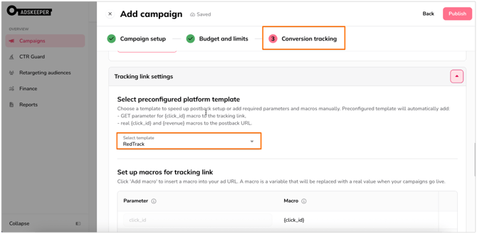 5.RedTrack